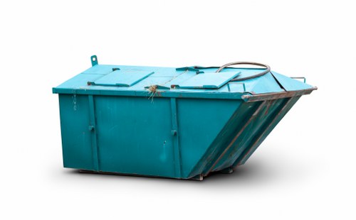 Company team reviewing commercial waste collection documents