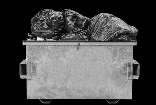 Van parked near Gunnersbury Park ready for a scheduled collection