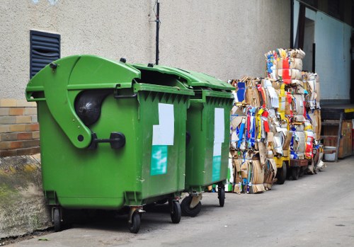 Professional waste management team handling commercial waste in Gunnersbury