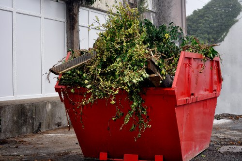 Community participating in waste segregation in Gunnersbury