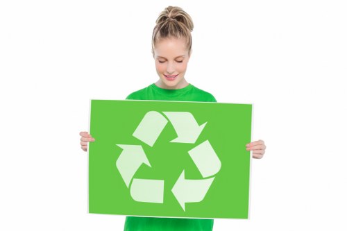 Eco-friendly disposal and recycling during flat clearance